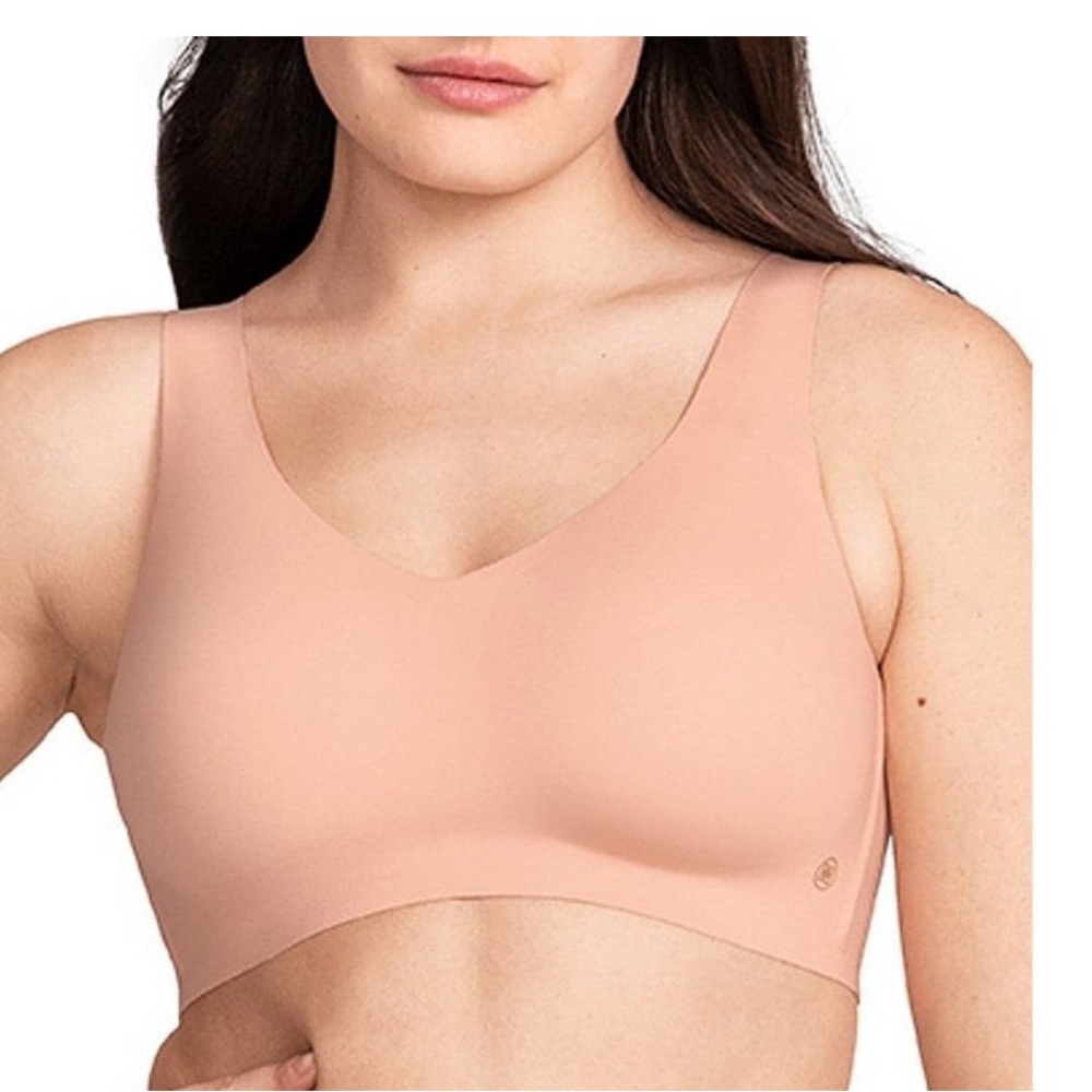 HoneyLove V-Neck Bra Wire Free Sz 2X Tan